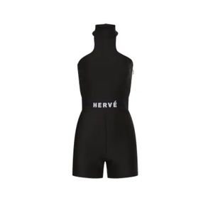 Hervé x Hervé Léger Bike Short Bodysuit NWOT